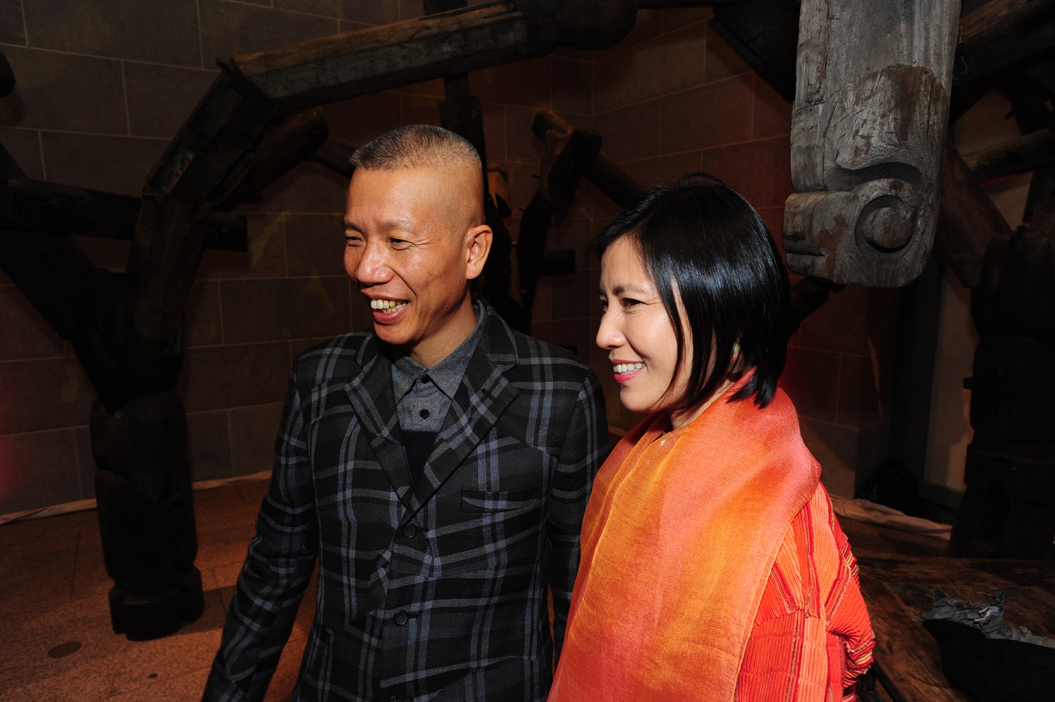 Cai Guo-Qiang with his wife (John Tsantes)