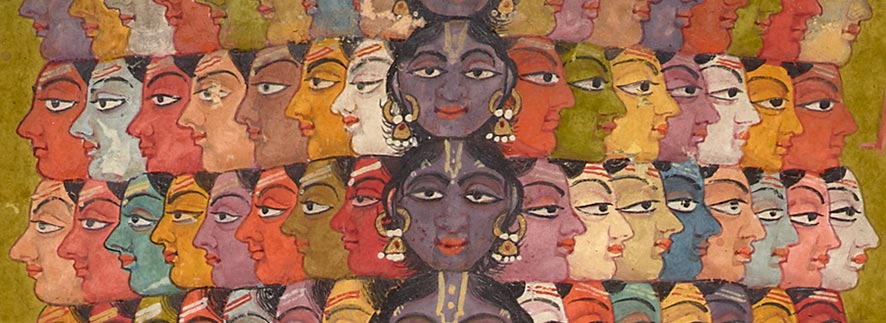 Detail, Krishna Vishvarupa