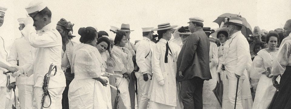 Alice Roosevelt and William H. Taft in the Philippines