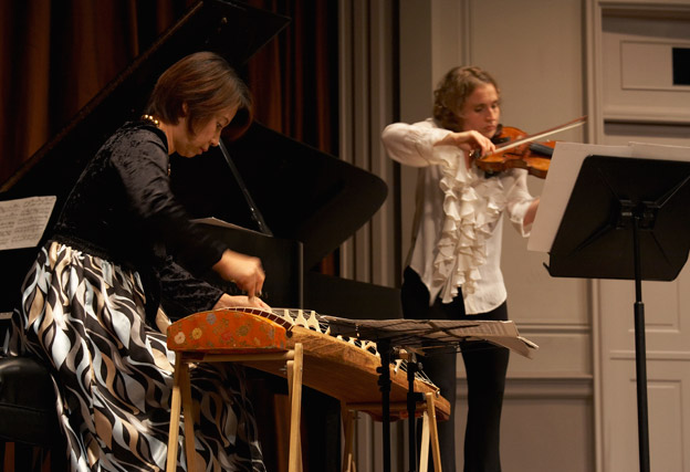 Masayo Ishigure, koto; Theresa Salomon, violin