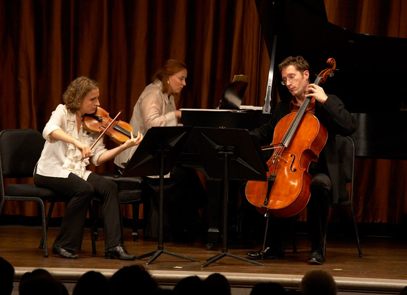 Theresa Salomon, violin; Kathryn Woodard, piano; James Wilson, cello