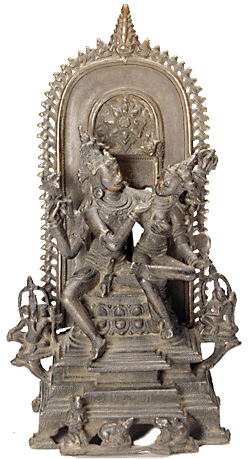 Sculpture of Shiva & Parvati