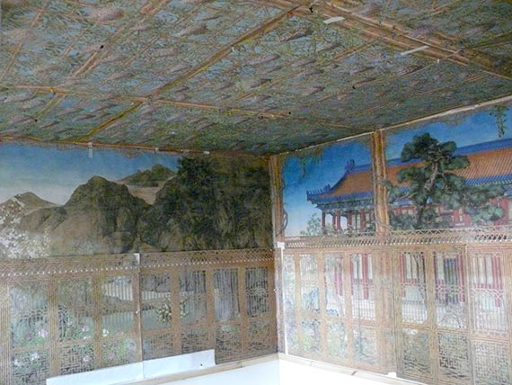 model of interior mural paintings in Juan Qin Zhai