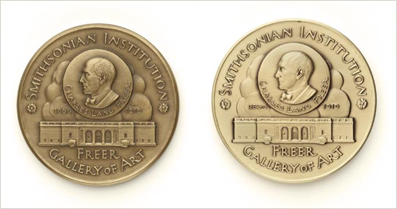 old and new Freer medal