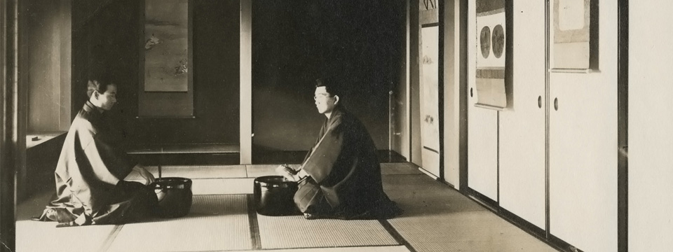 Interior of the Hara Tomitarō mansion in Yokohama, ca. 1918.  Charles Lang Freer Papers